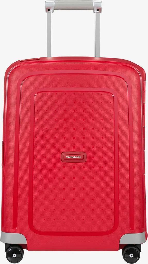 Samsonite S´cure Spinner kabinekuffert 55/20 Rød