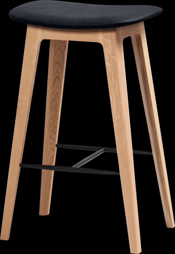 nordic bar stool - oak