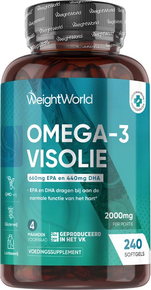WeightWorld Omega 3 Fish Oil 2000mg 240 stk