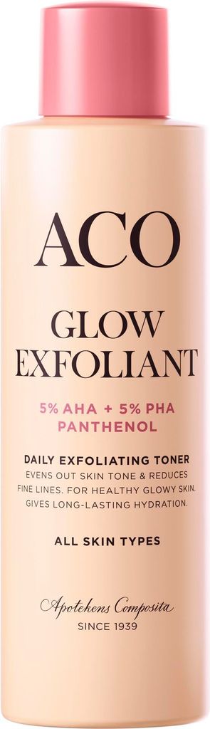 aco face glow exfoliant toner 150 ml