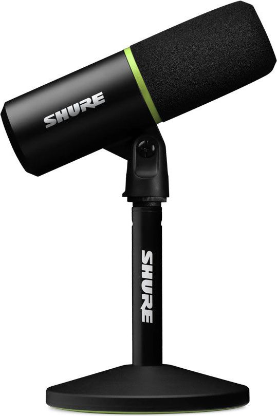 USB mikrofon Shure MV6 – kardioid, dynamisk, USB-C til gaming og streaming