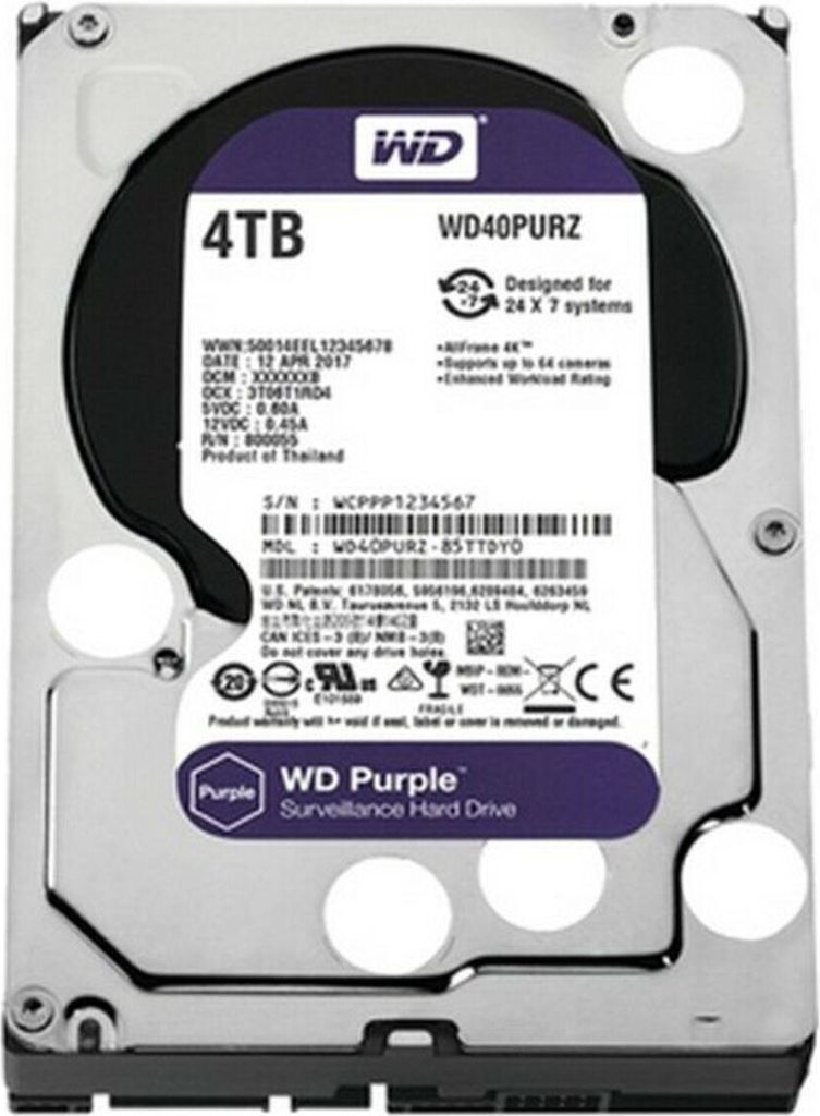Western Digital Purple 2TB SATA 6Gb/s CE HDD