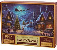 julekalender puslespil 1008 brikker - nissens by