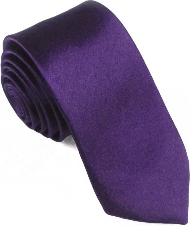 Smal / slimmad enfärgad slips - Olika färger