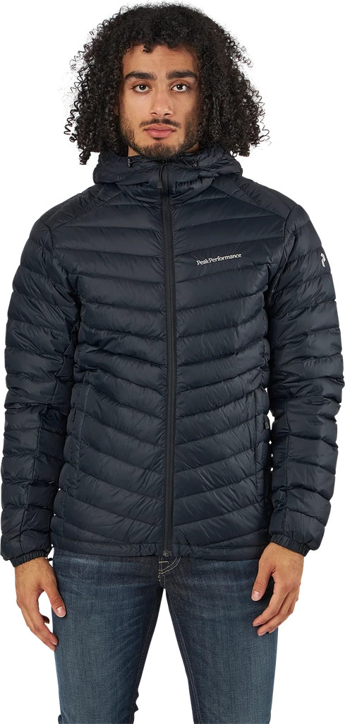 m frost down hood jacket black