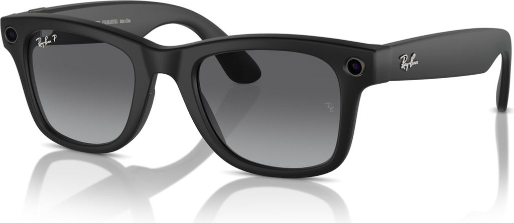 Ray-Ban Meta Wayfarer Smartbriller - Polariseret - Mat Sort