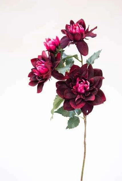 kunstig bordeaux blomst
