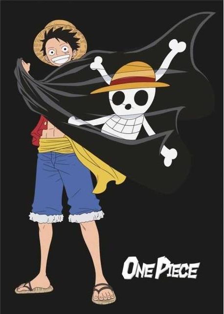 One Piece Tæppe 100x140cm Jolly Roger