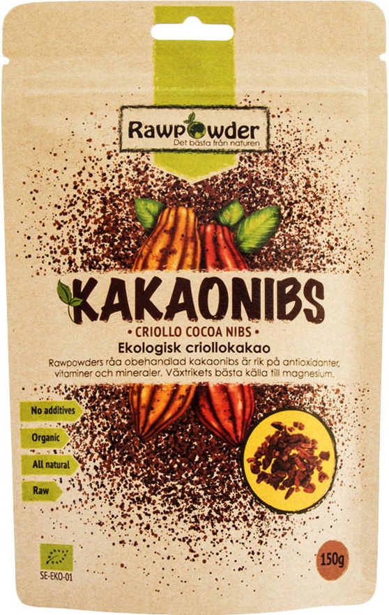 Rawpowder Kakaonibs Criollo EKO 150 g