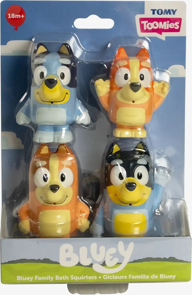 Tomy Bluey Squirter 4-Pack