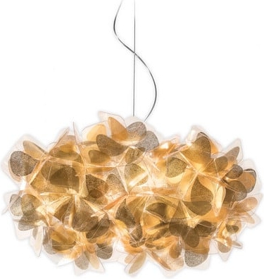 slamp hængelampe clizia mama non mama, ø53cm, guld/klar
