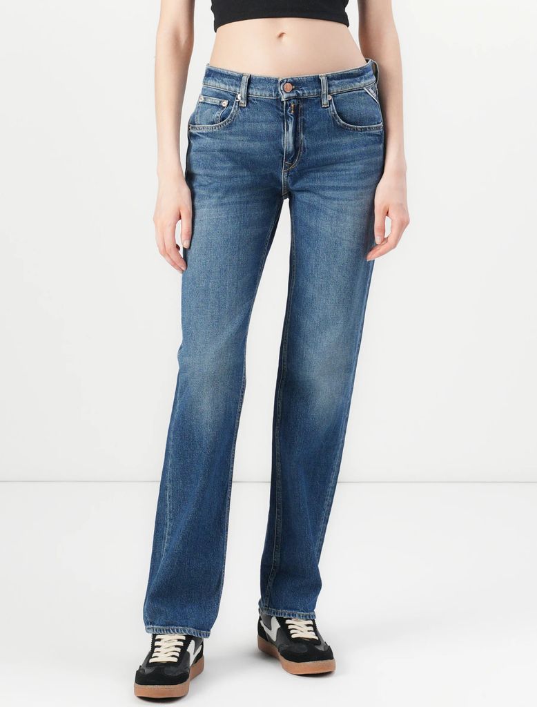akeme pants - jeans straight leg - dark blue