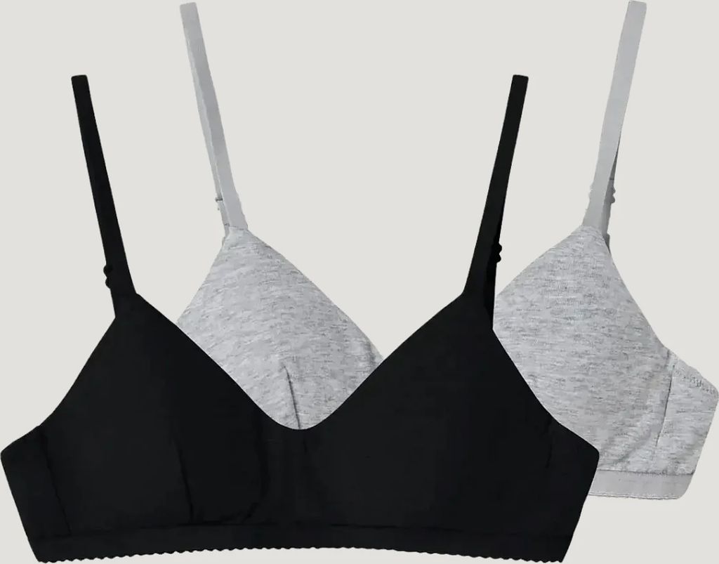 LMTD Nlfnantelle Bralette 2P Noos - Black - 170-176