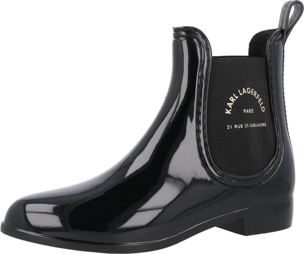 Karl Lagerfeld Gummistøvler Kalosh II - Sort