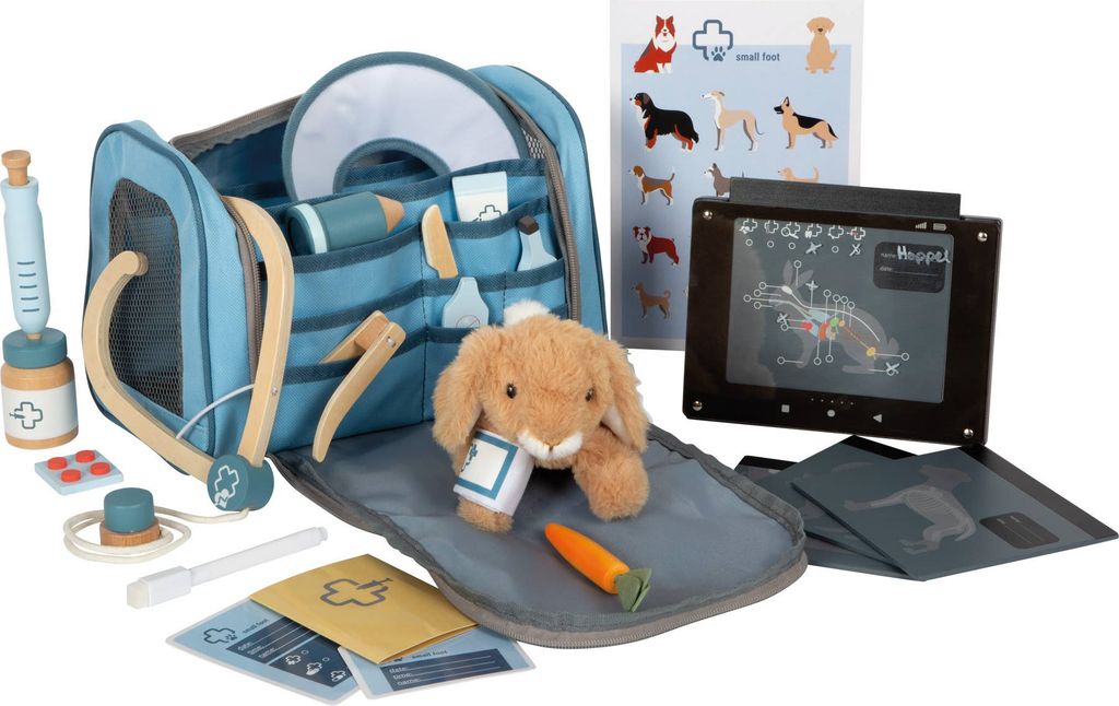 Veterinarian Bag with Rabbit