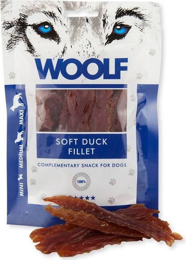Hundegodbidder WOOLF Soft Duck Fillet 100 g