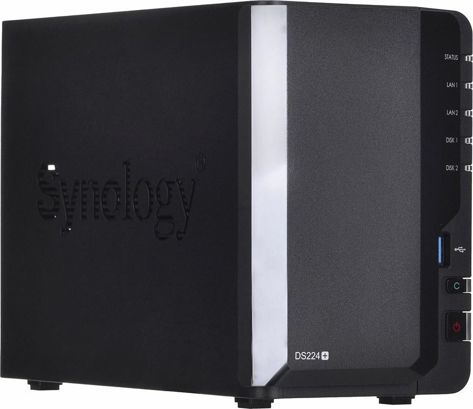 NAS server Synology DiskStation DS224+ – 2-bay desktop med Ethernet LAN