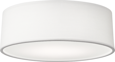 d'lite lunelle loftlampe 30cm tekstil hvid | egnet til 1x e27