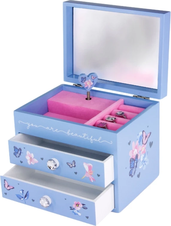Tinka Jewelry Box with Music - Butterfly