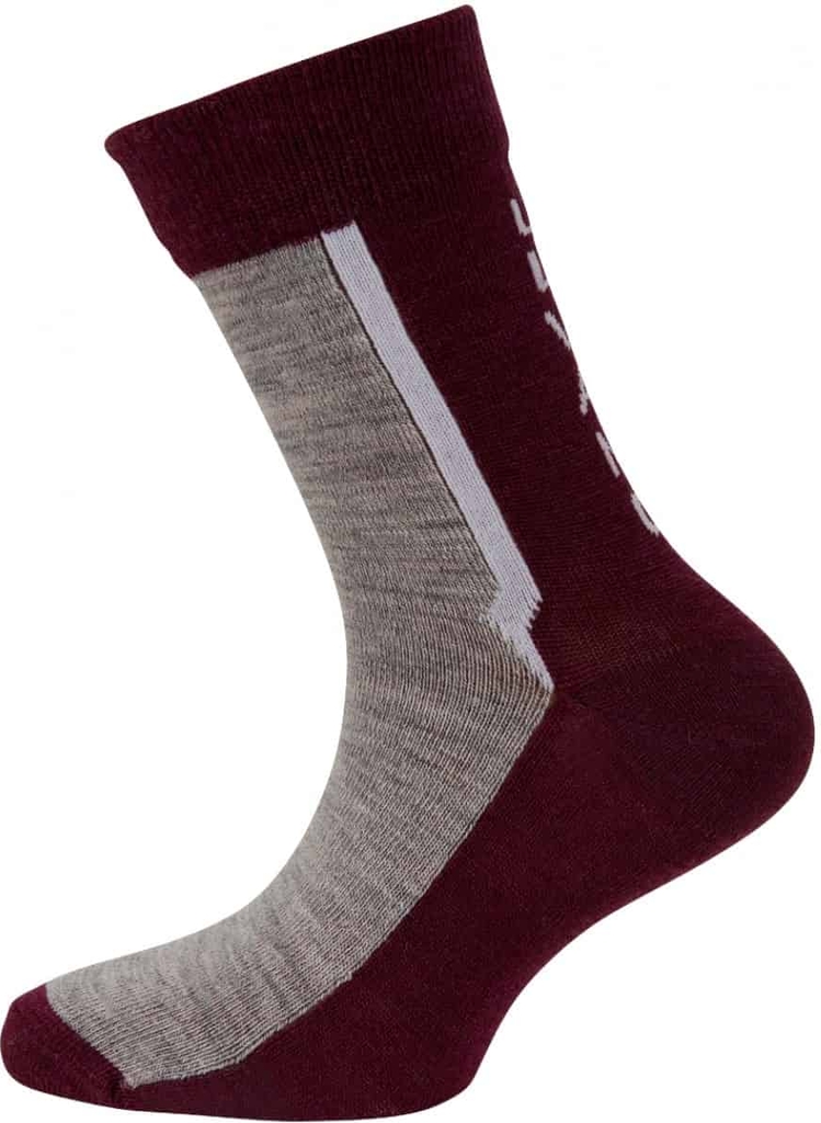 Ulvang Ultra Jr 2 Pk Fig Grey Melange Str. 31-33 Strømper