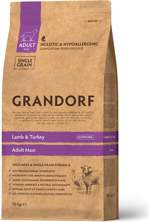 grandorf junior lamb&turkey 10kg