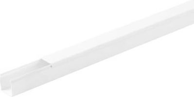 OBO Kabelkanal WDK - Kanalbund med lg, 20 x 35 mm (WDK20035), renhvid - 2 meter