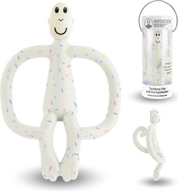 Matchstick Monkey Bidelegetøj Confetti Cream