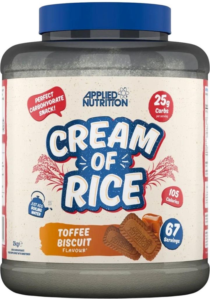 Applied Nutrition Cream of Rice 2000g Toffee Biscuit