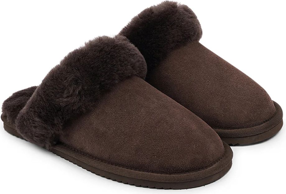 Lovelies Gossa Shearling Slippers Kvinde Chocolate Sandaler Str 39 