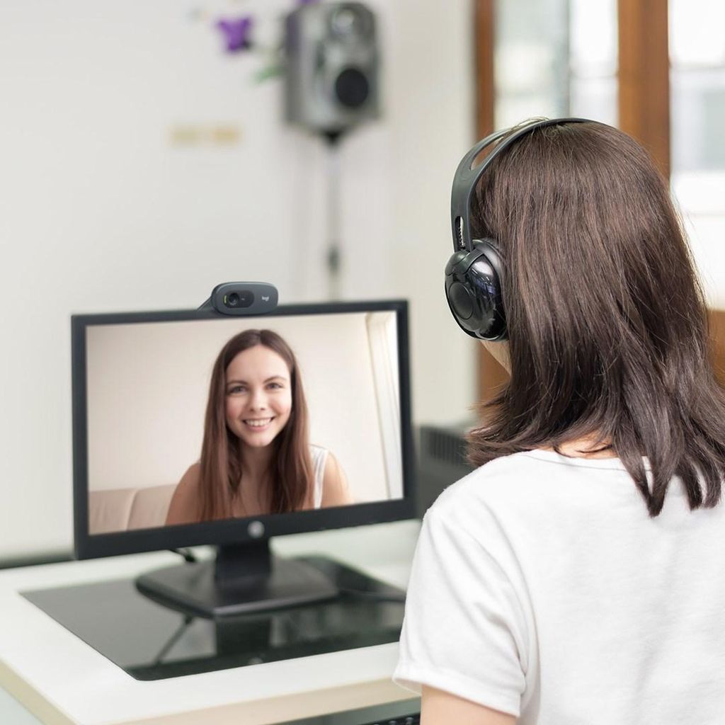 Webcam Logitech C270 HD – mørkegrå, USB