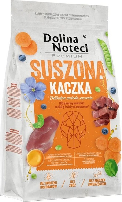 Hundefoder tørfoder – Dolina Noteci Premium Tørret And, 9 kg