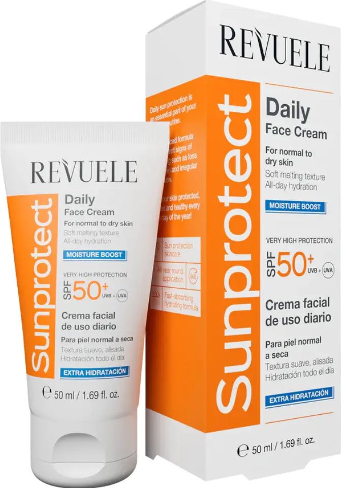 dagcreme normal til tør hud m. spf50+