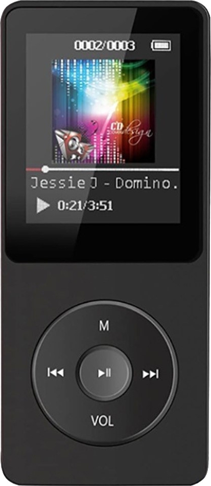 t1 1,8"" skærm mp4 musikafspiller bluetooth e-bog fm-radio (inkl. 64 gb hukommelseskort)