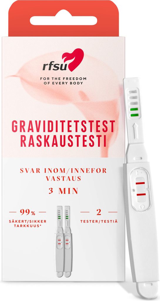 RFSU Graviditetstest Stav 2 Stk