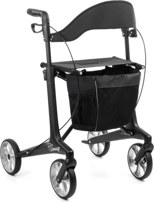 futuro black | kulfiberrollator 5,3 kg | softhjul