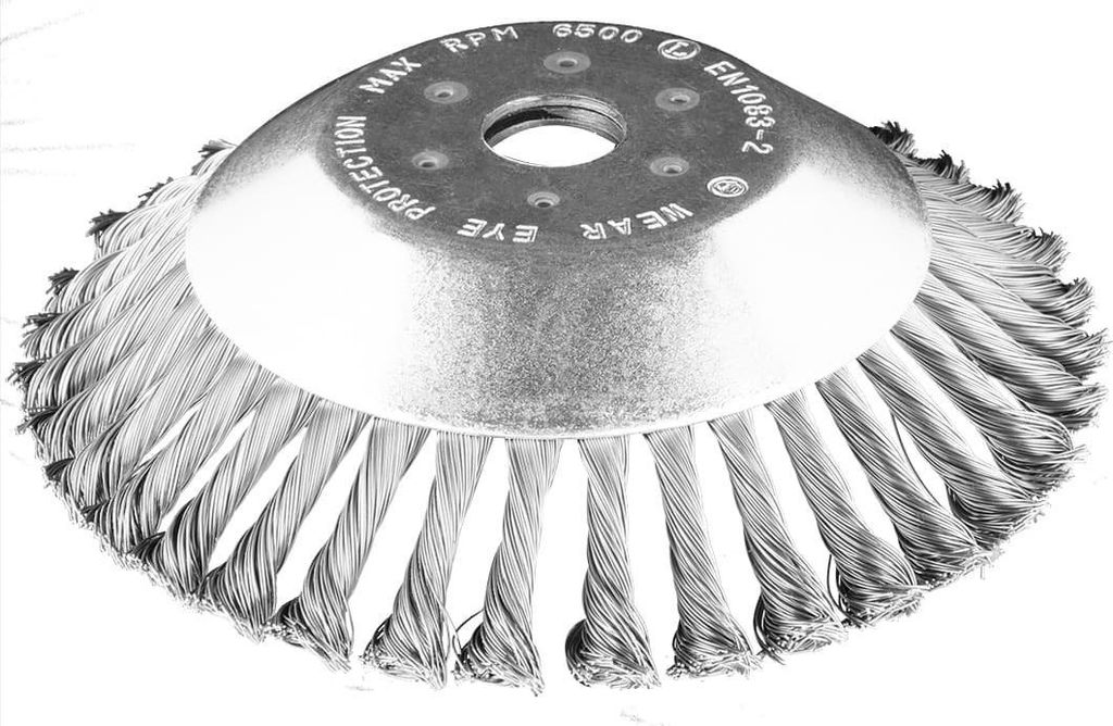 Graphite 55H101 Børstehoved til Græstrimmer - 200x25.4mm, Sammenfiltrede Børster