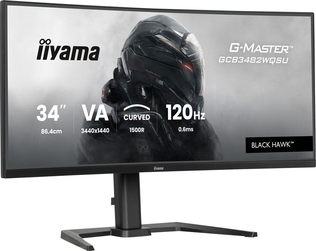 Iiyama G-Master GCB3482WQSU-B1 34 Inch UWQHD Computer Screen