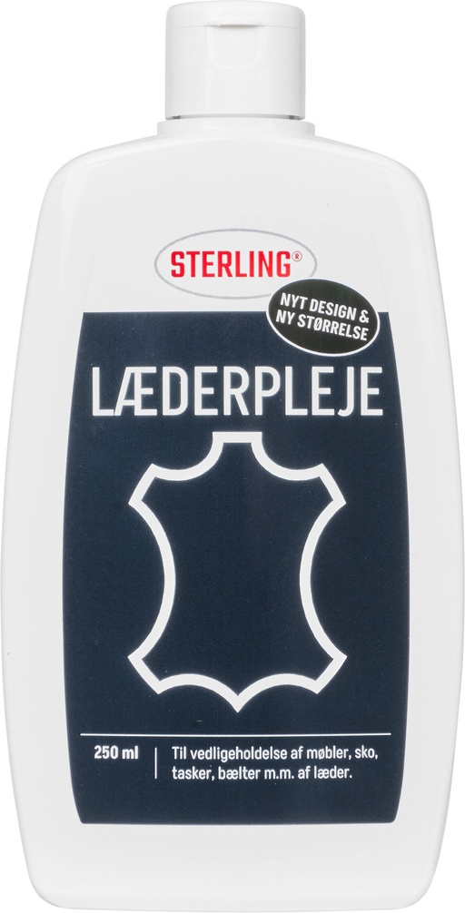 sterling læderpleje, hvid flydende voks 250 ml