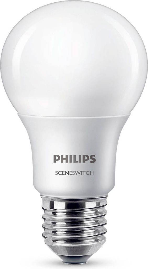 Philips 3-i-1 LEDpære 8w E27 dæmpes fra 8w-5w-2w