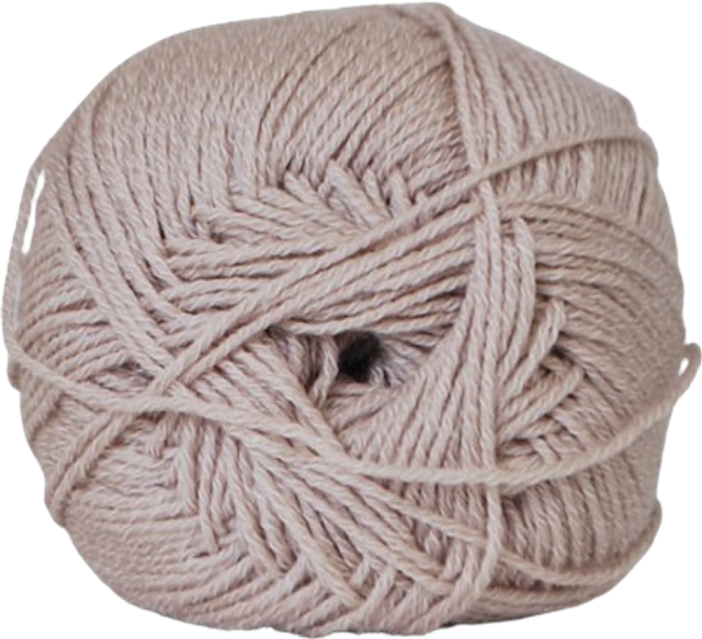 Hjertegarn Lana Cotton 212 Beige (Shade 2122) 212m