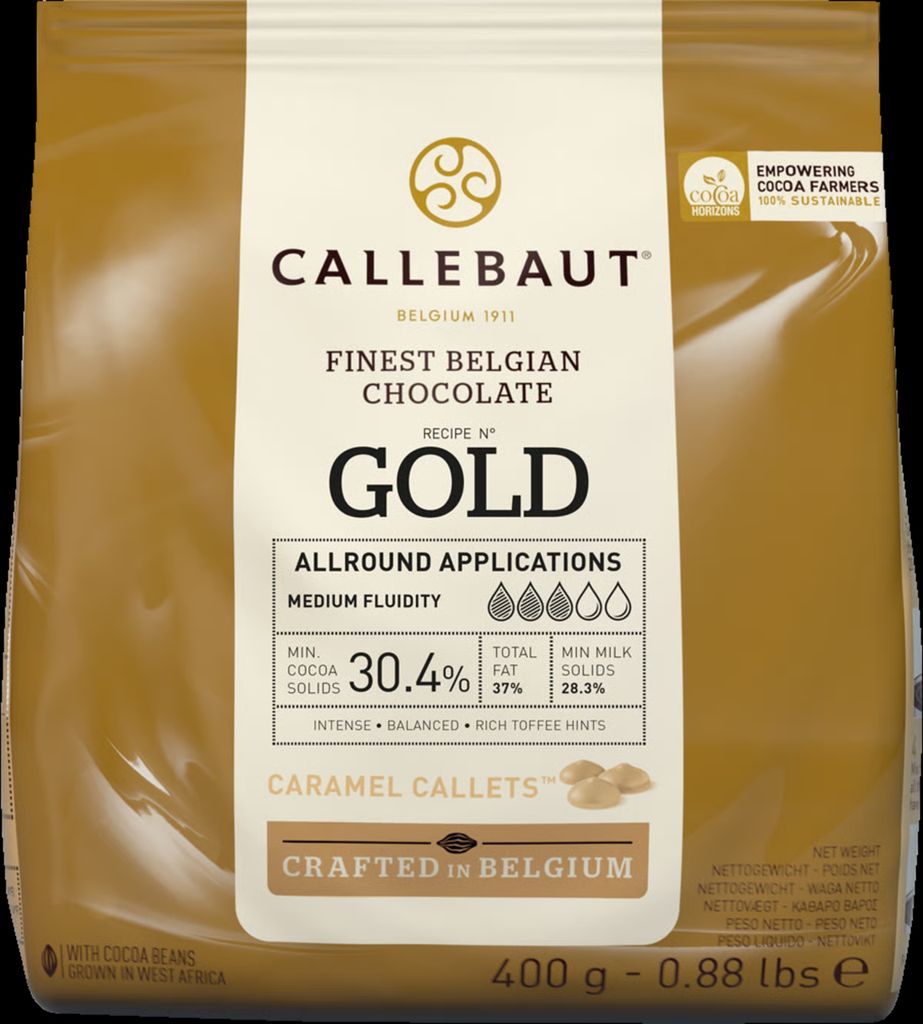 callebaut couverture gold 30,4% 400 g