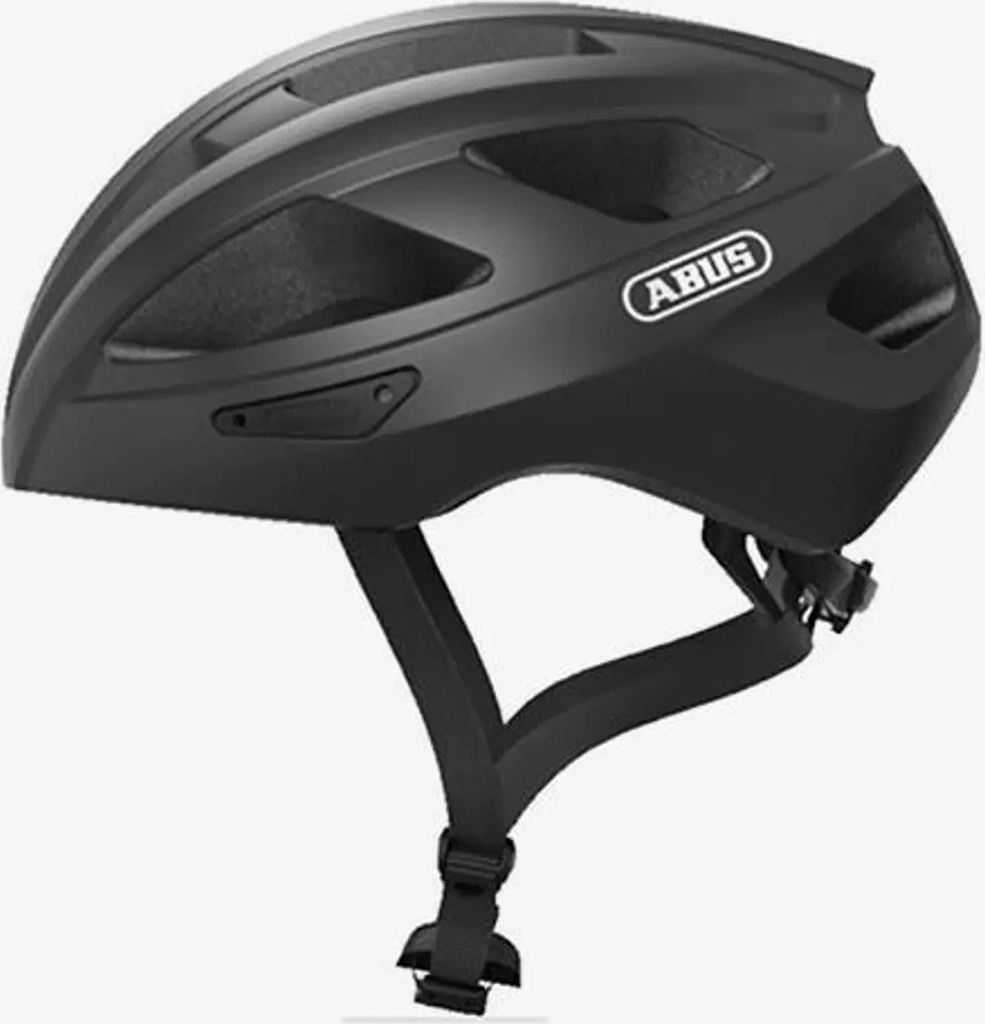 ABUS - Cykelhjelm Macator, Shiny, Sort L