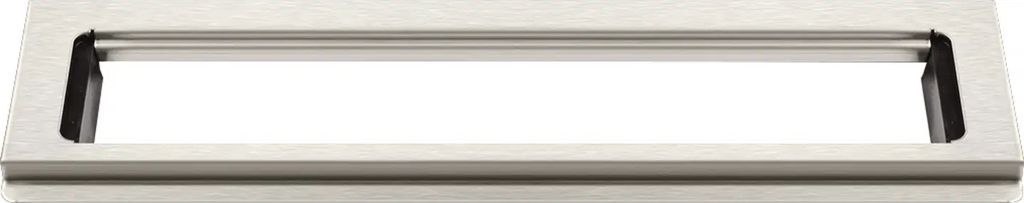 Unidran Classicline ramme 300 mm, H 10 mm. Rustfrit stål/Børstet