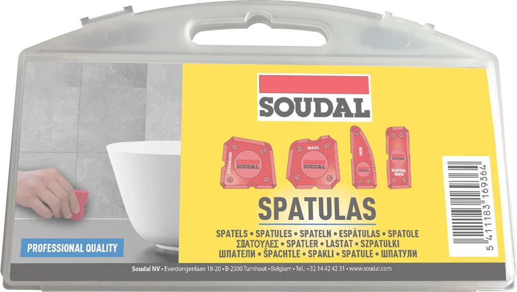Soudal FUGESPARTEL SÆT 4 STK