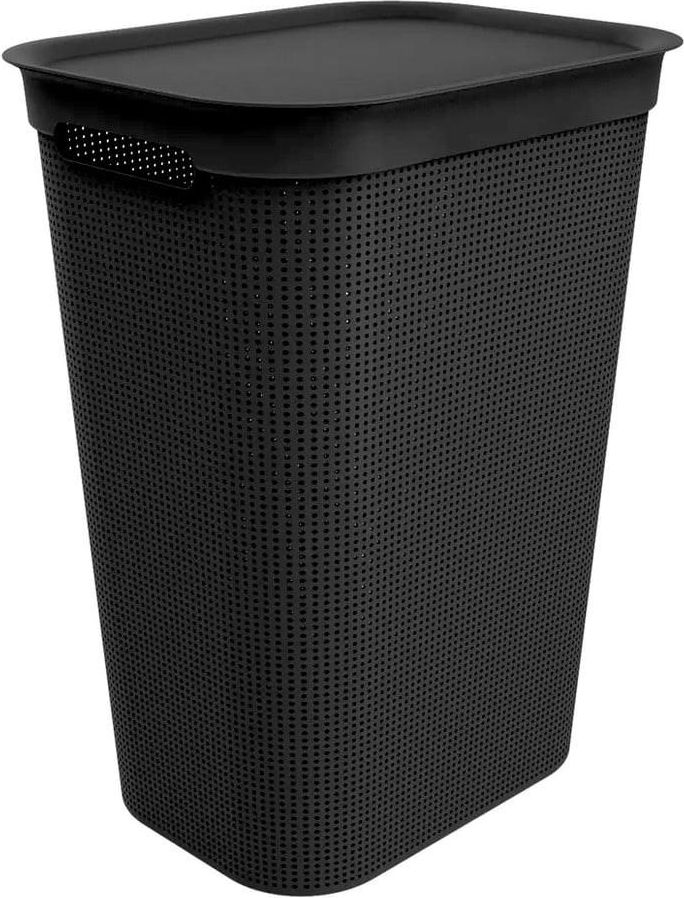 Rotho Brisen Vasketøjskurv - 50L - Sort