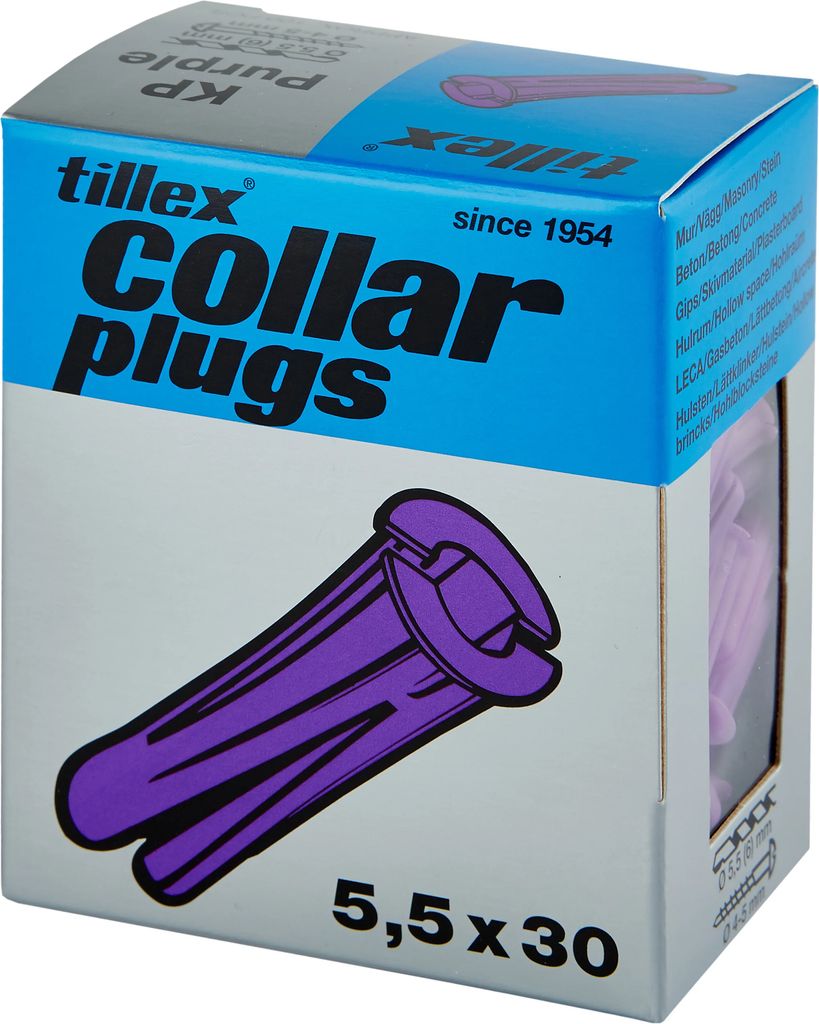 Tillex Plugs kp purple 5.5x30