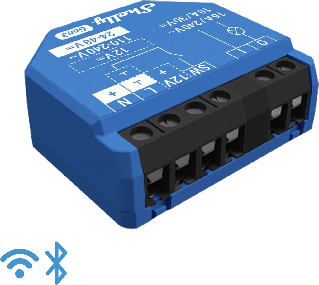 Shelly Gen3 kontaktsæt, wifi