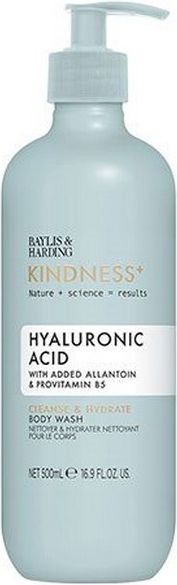 baylis & harding - kindness+ hyaluronic acid body wash - 500 ml