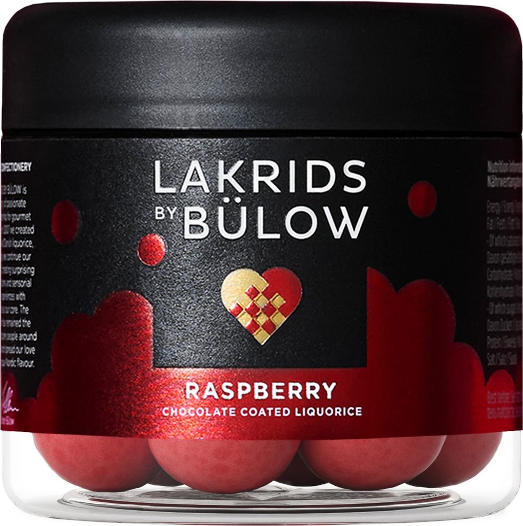 Lakrids by Bülow Small Crispy Raspberry 115g - Jul hos Magasin