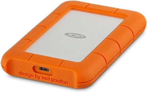 LaCie Rugged USB-C - 1 TB - Ekstern HDD - USB 3.1 Gen 1 - 24 pin USB-C